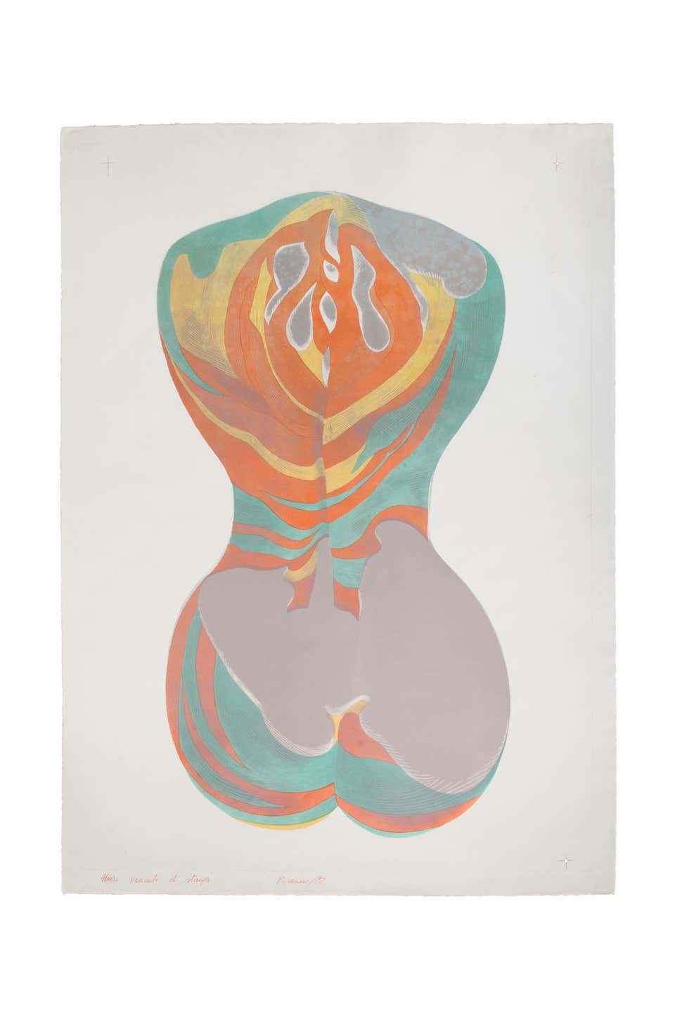 Giacomo Porzano, Nude from the Back - Silhouette X Giacomo Porzano, Nude from the Back - Silhouette X