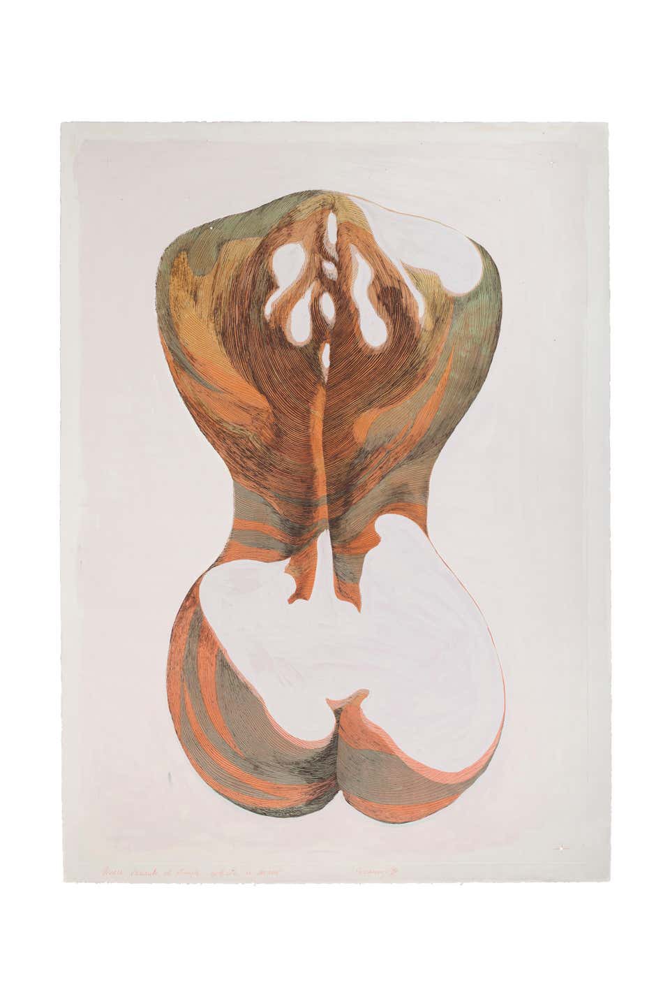 Giacomo Porzano, Nude from the Back - Silhouette IX Giacomo Porzano, Nude from the Back - Silhouette IX