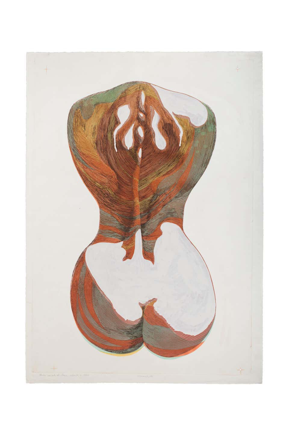 Giacomo Porzano, Nude from the Back - Silhouette VIII Giacomo Porzano, Nude from the Back - Silhouette VIII