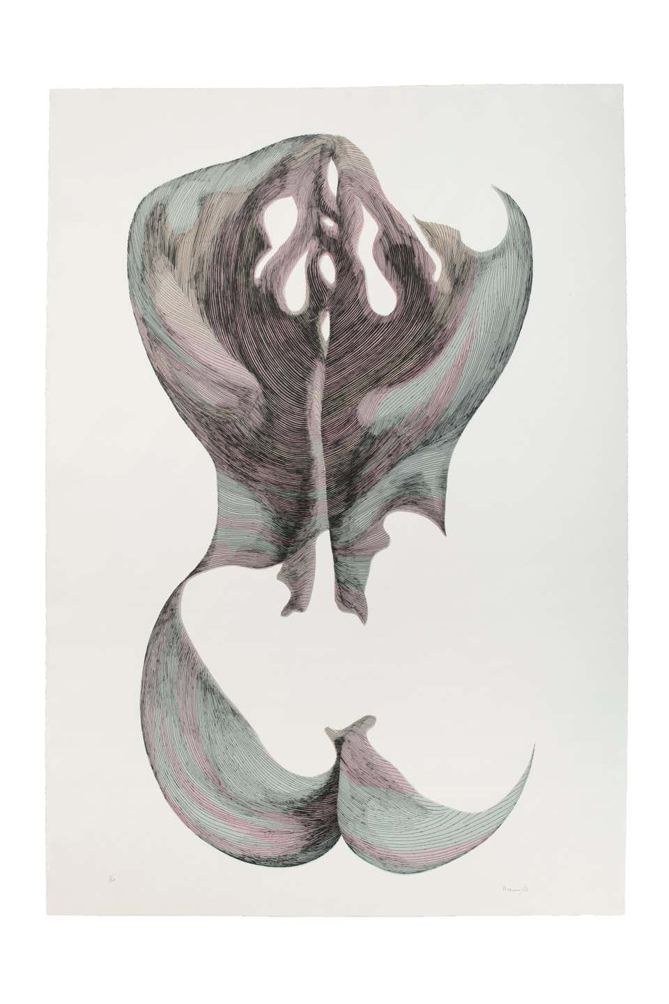 Giacomo Porzano, Nude from the Back - Silhouette VII Giacomo Porzano, Nude from the Back - Silhouette VII