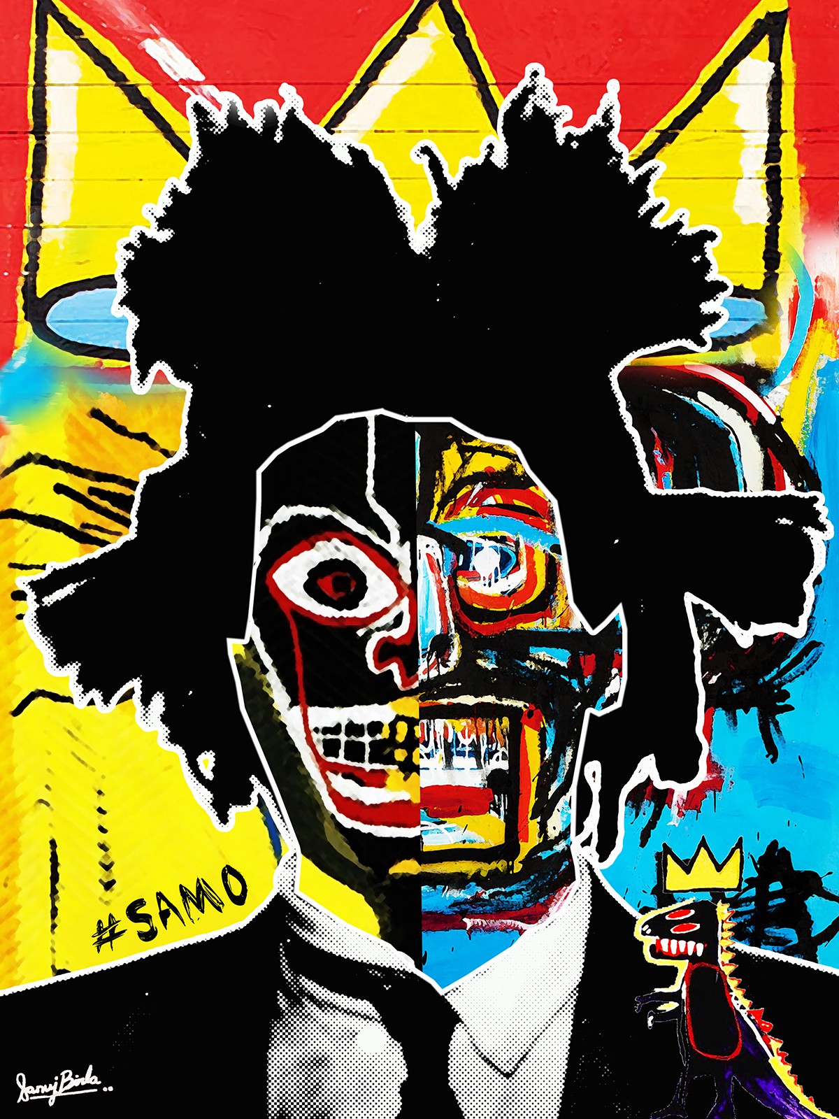 Sanuj Birla, Basquiat portrait Sanuj Birla, Basquiat portrait