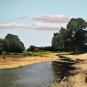 Pintura, Landscape with river, Atanas Marincheshki