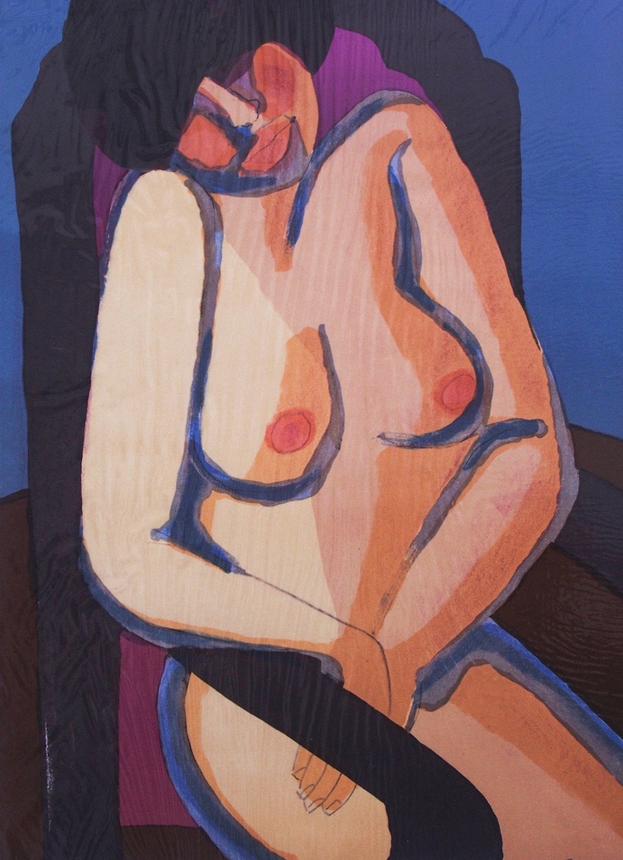 Gernot Kissel, Blue Nude Gernot Kissel, Blue Nude