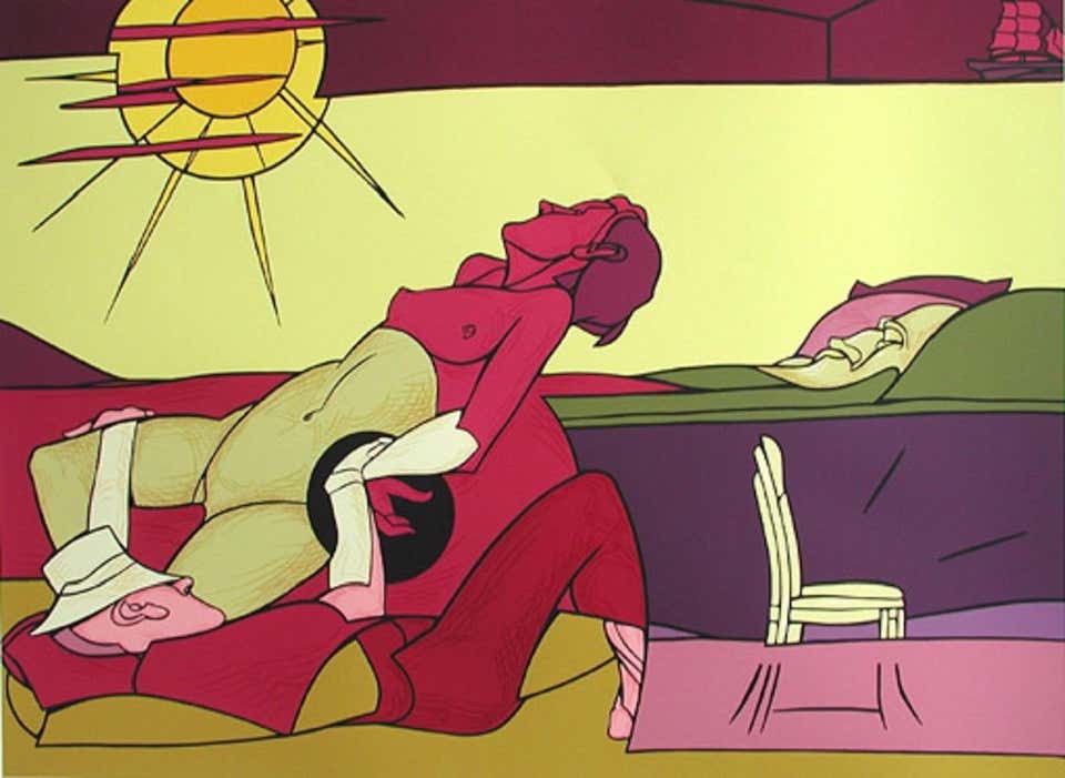 Valerio Adami, Sunset Valerio Adami, Sunset
