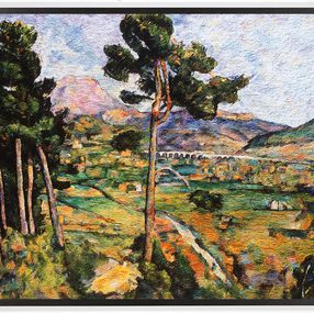 Vik Muniz, Montagne Sainte Victoire, seen from Montbriand, after Cezanne (Pictures of Pigment) Vik Muniz, Montagne Sainte Victoire, seen from Montbriand, after Cezanne (Pictures of Pigment)