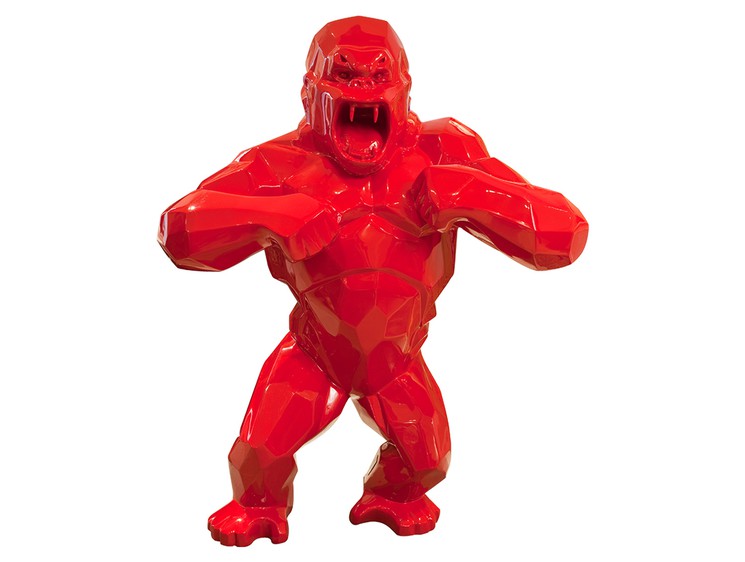 ▷ Wild Kong Red by | Sculpture | Artsper (742836)