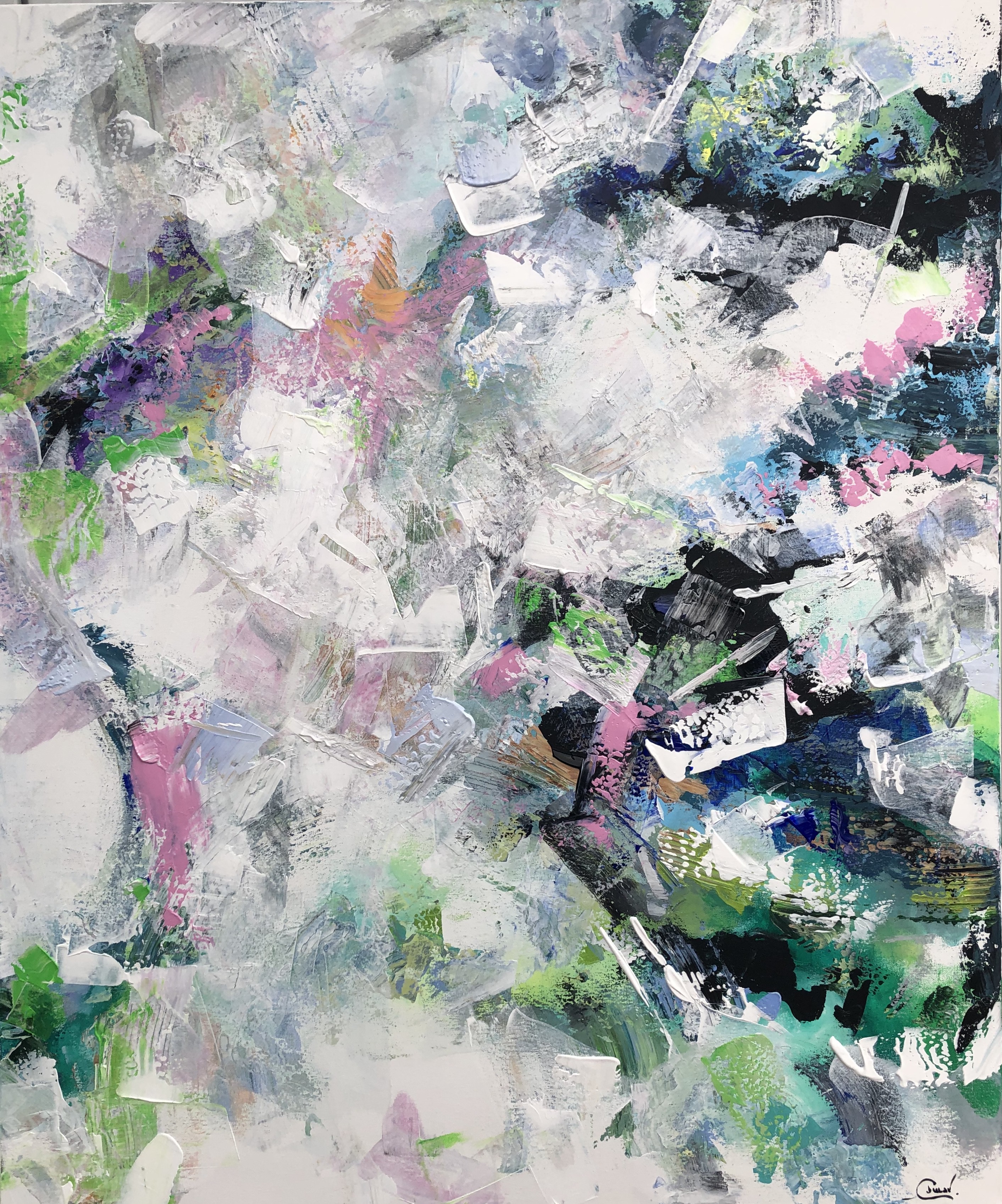 Maria Esmar, Gestural abstraction Maria Esmar, Gestural abstraction