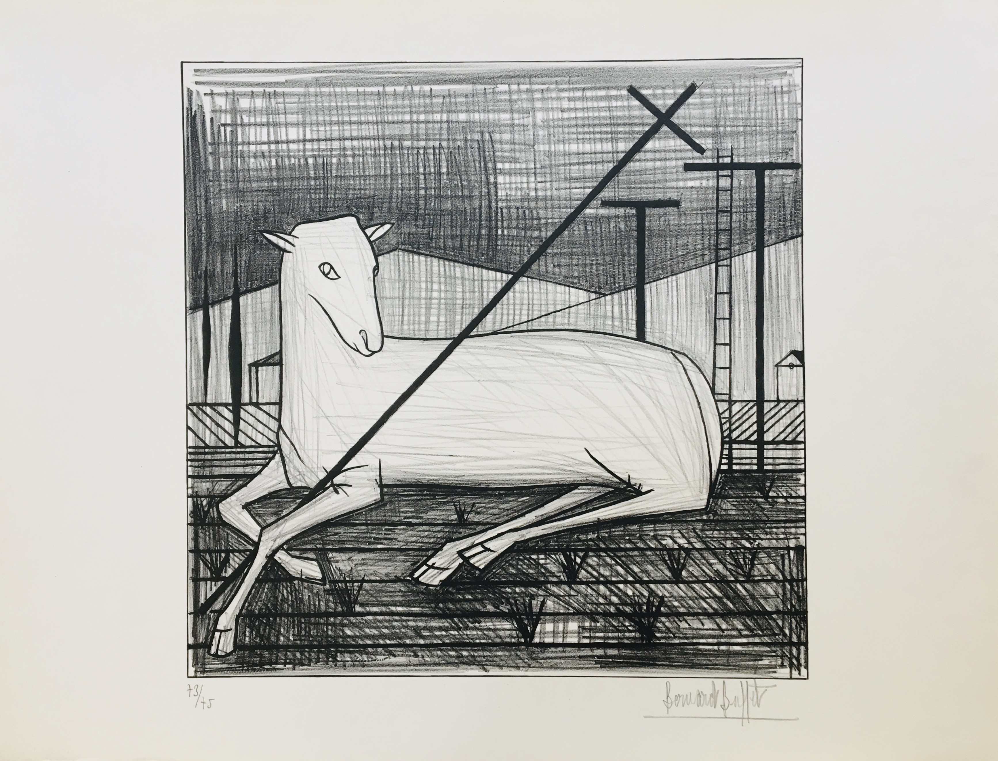 Bernard Buffet, L'agneau pascal Bernard Buffet, L'agneau pascal