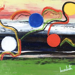 Painting, La montagne de l’âme, Mariam Mouliets
