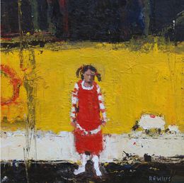 Painting, Red Dress, Robert Wells