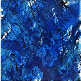 Painting, Bleu profond, Rudi Jaeckel