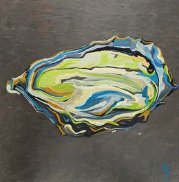 Peinture, H2-Blue Pop Oyster, Caroline Godefroy
