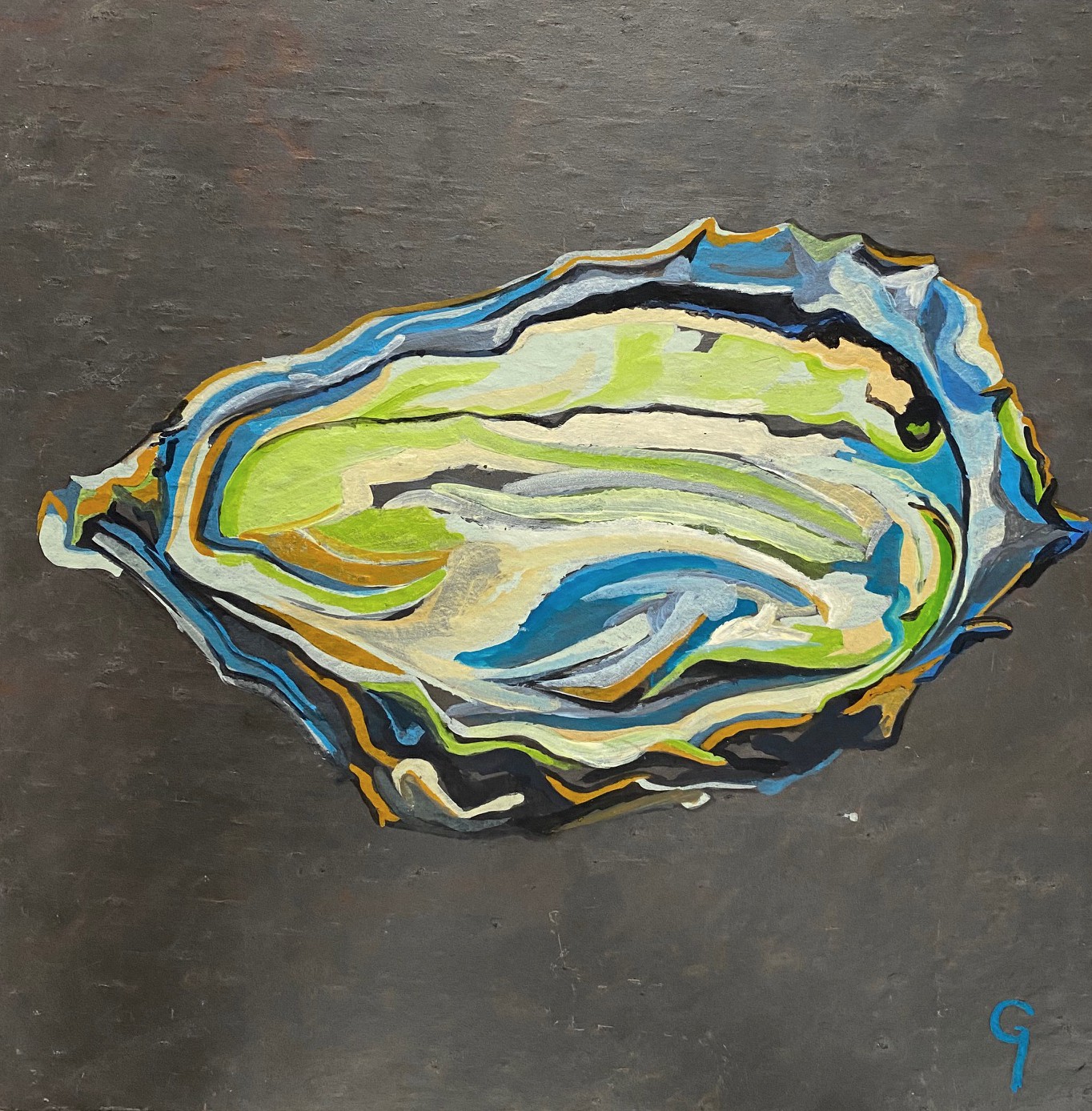 Caroline Godefroy, H2-Blue Pop Oyster Caroline Godefroy, H2-Blue Pop Oyster