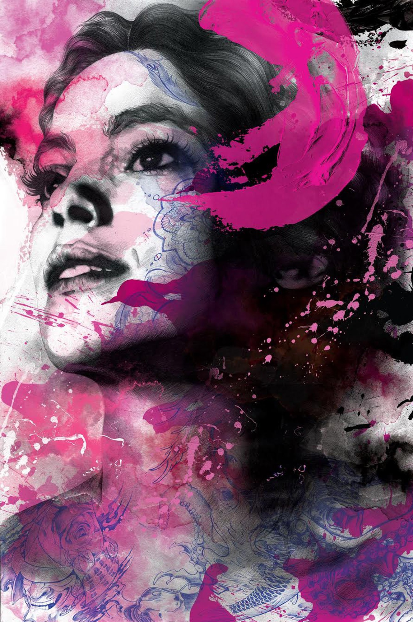 ▷ Dirty Pink Beauty by Gabriel Moreno, 2019, Print