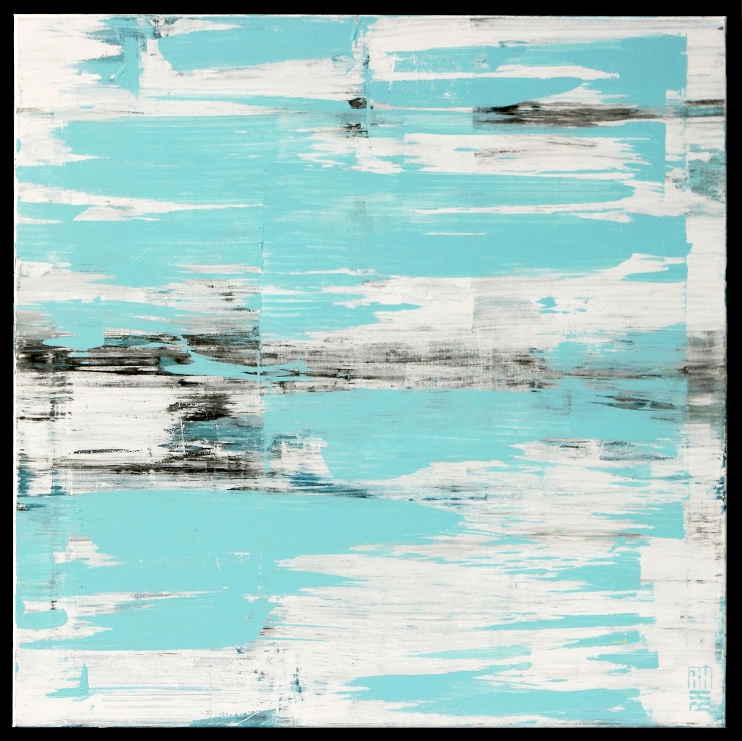 Ronald Hunter, Static Blue - Incl Frame Ronald Hunter, Static Blue - Incl Frame