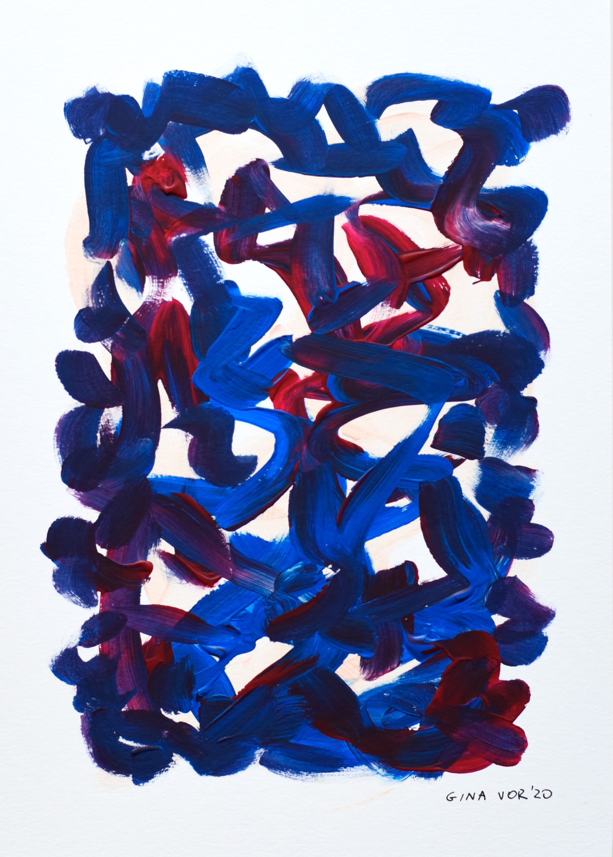Gina Vor, Abstract No. 5 | Abstrait No. 5 Gina Vor, Abstract No. 5 | Abstrait No. 5