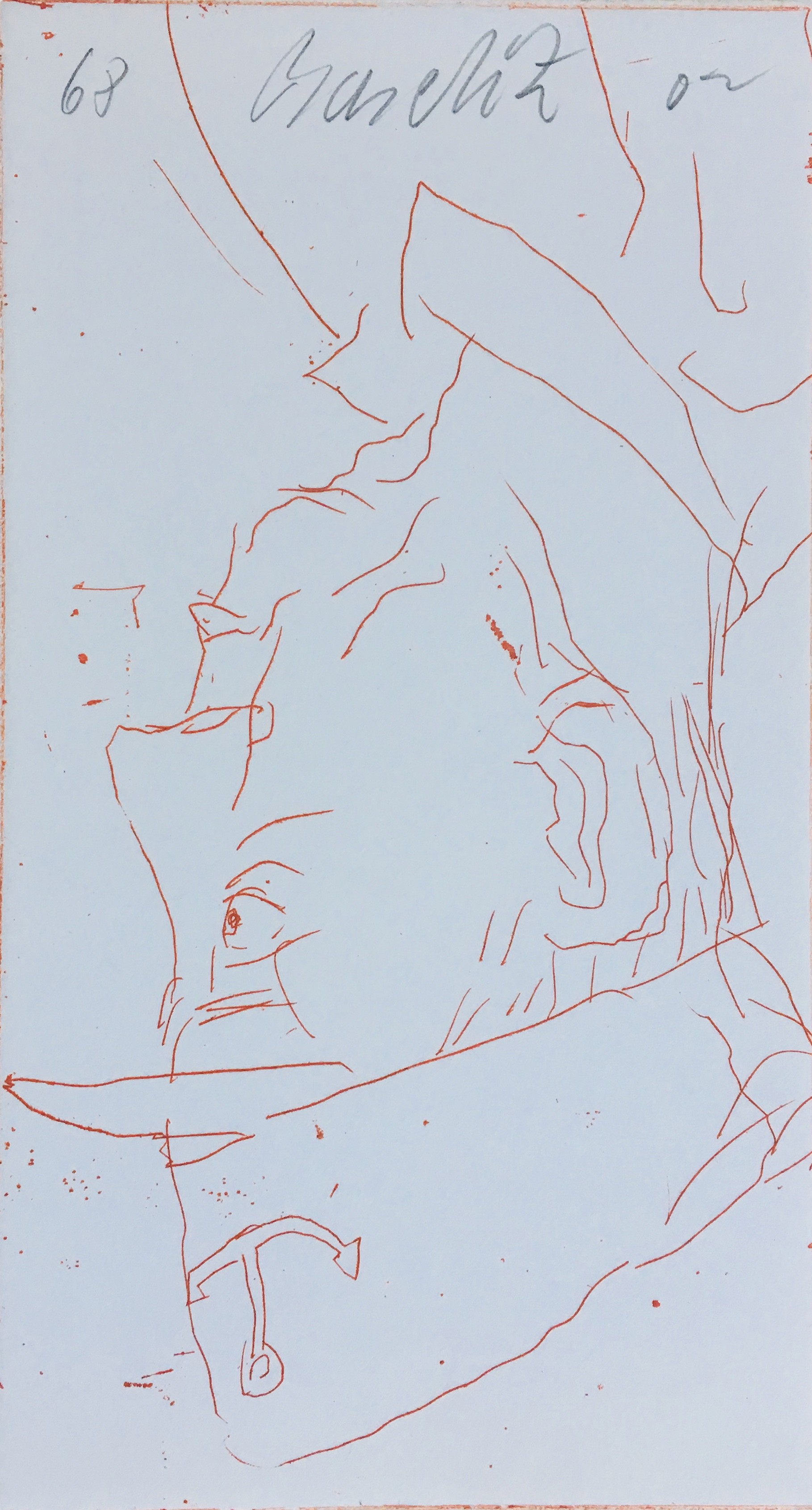 Georg Baselitz, Autoportrait Georg Baselitz, Autoportrait
