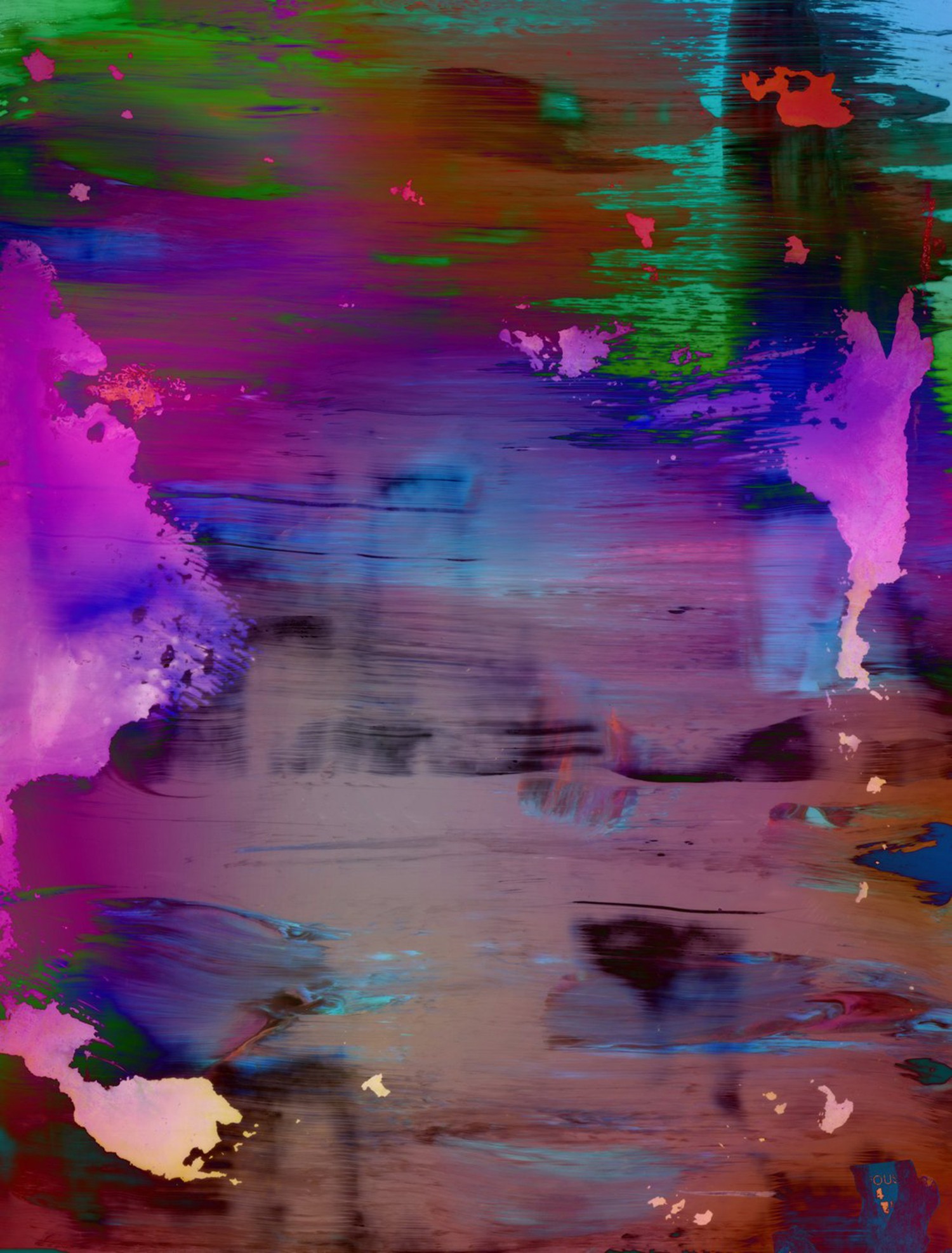 Sven Pfrommer, Abstract Scanography VI Sven Pfrommer, Abstract Scanography VI