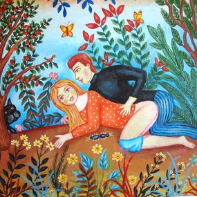 Gemälde, L'Amour dans la nature, Alevtina Pyzhova