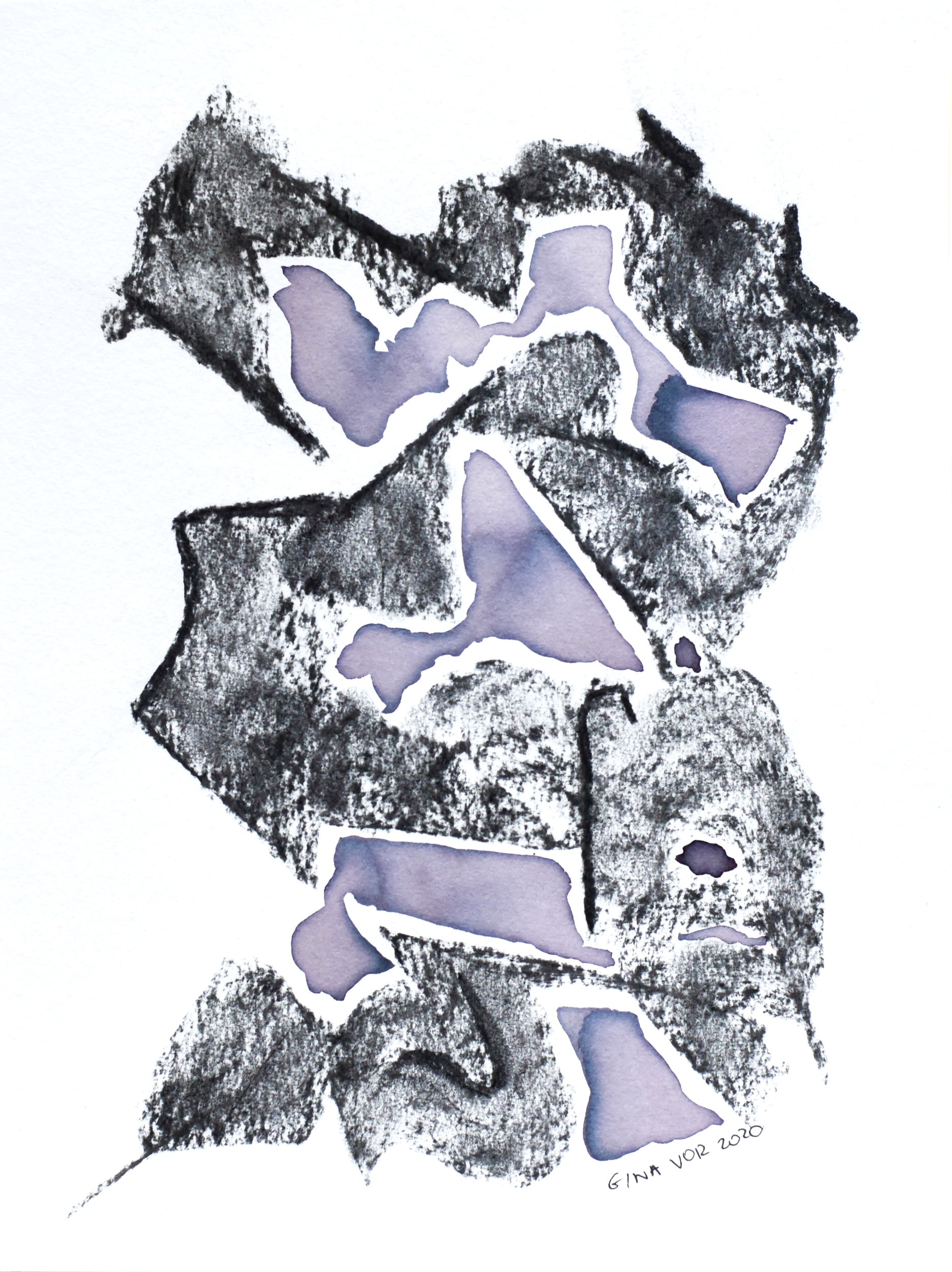 Gina Vor, Portugal 9, Abstrait Minimaliste Gina Vor, Portugal 9, Abstrait Minimaliste
