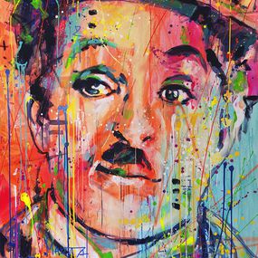Lenen Donker worden Vaardig ▷ Charlie Chaplin by Marta Zawadzka, 2017 | Painting | Artsper (763158)