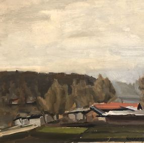 Painting, Paysage, René Guinand