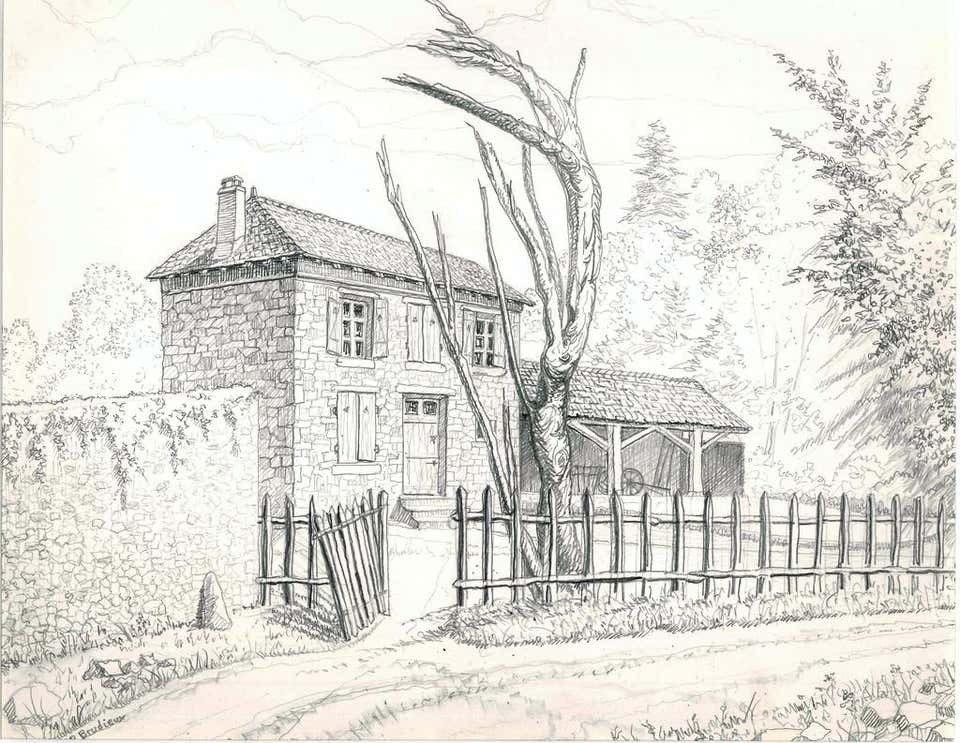 André Roland Brudieux, French Farmhouse André Roland Brudieux, French Farmhouse