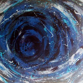 Painting, Blue galaxy, Hayvon