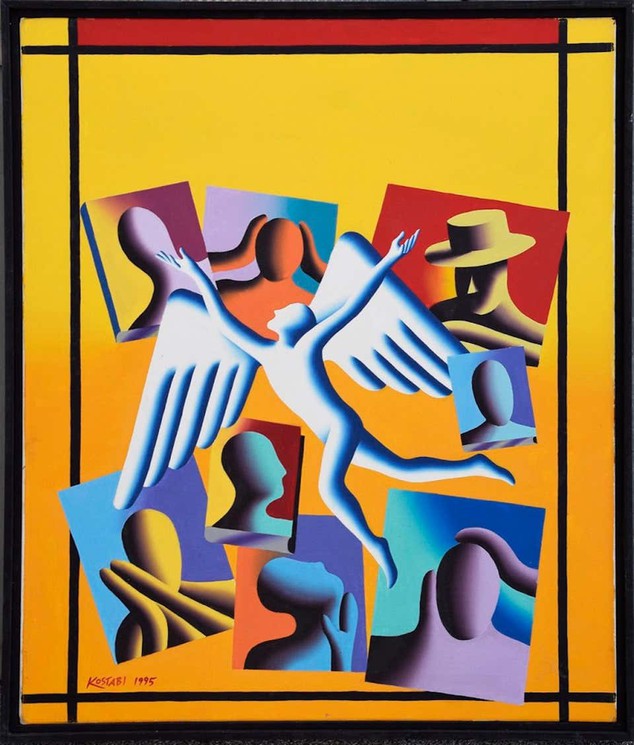 ☆超貴重1991年マークコスタビMARK KOSTABI 直筆デッサン１点物 ☆ ☆超貴重1991年マークコスタビMARK KOSTABI 直筆デッサン1点物 ☆