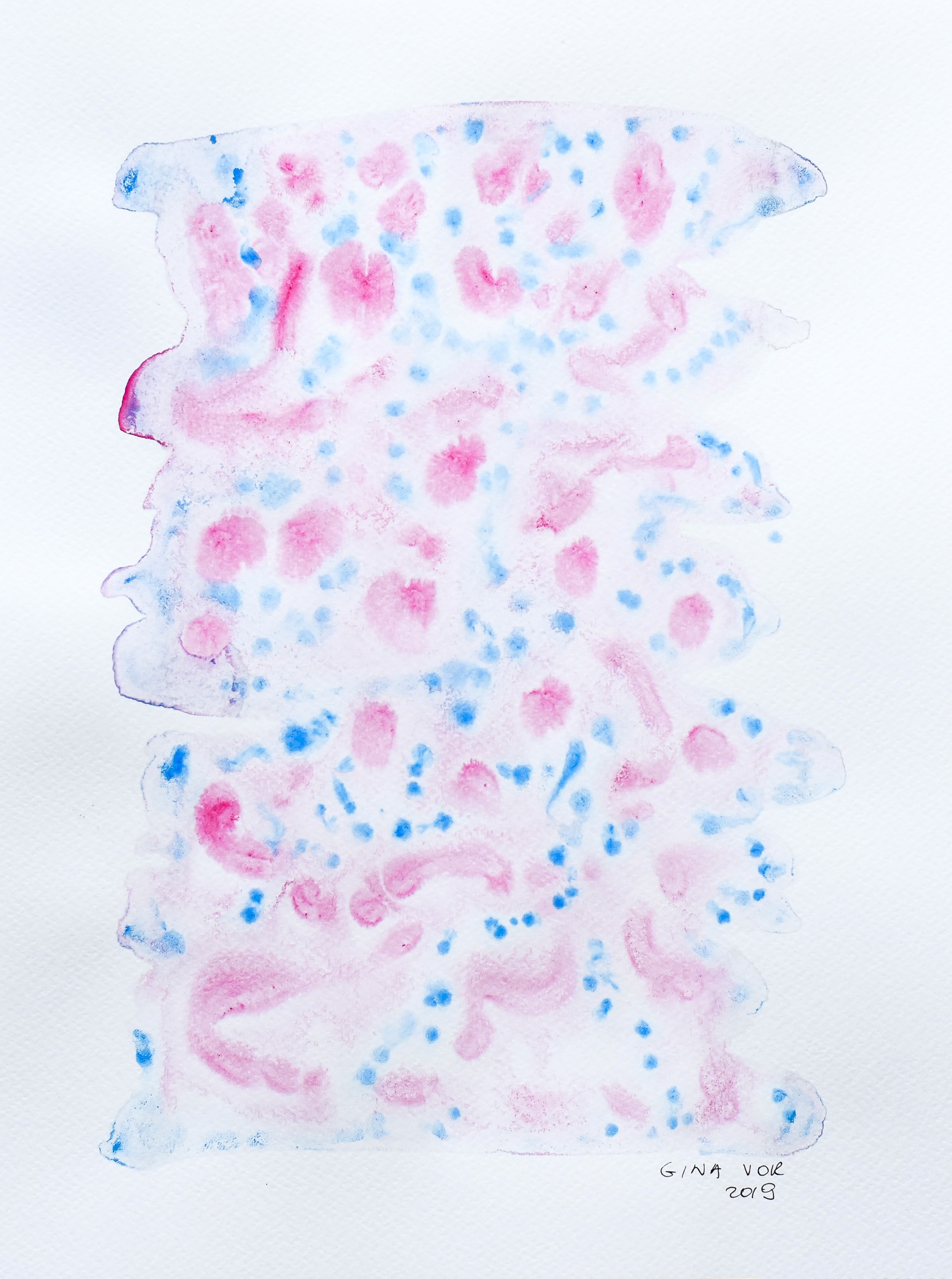 Gina Vor, Biology 5 | Aquarelle Abstraite Gina Vor, Biology 5 | Aquarelle Abstraite