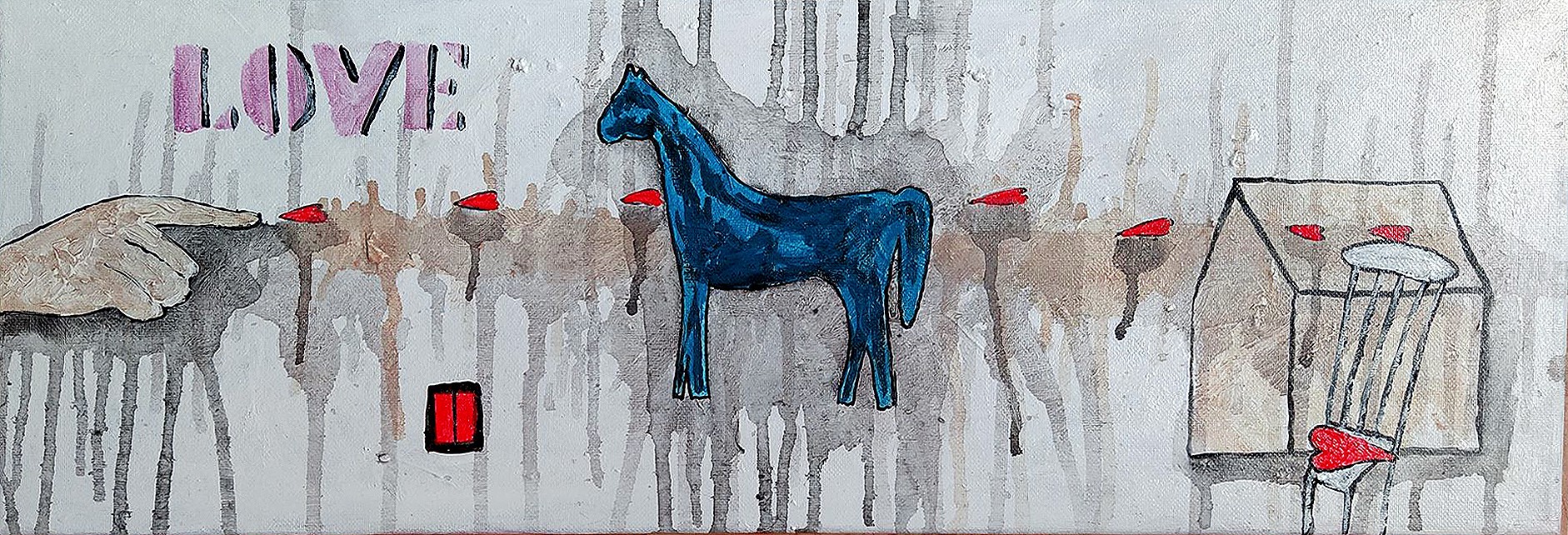 Mitko Zhelezarov, Blue horse II Mitko Zhelezarov, Blue horse II