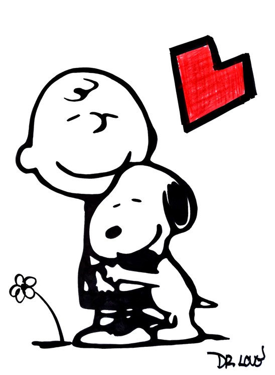 Charlie Brown And Snoopy By Dr Love Painting Artsper 7693