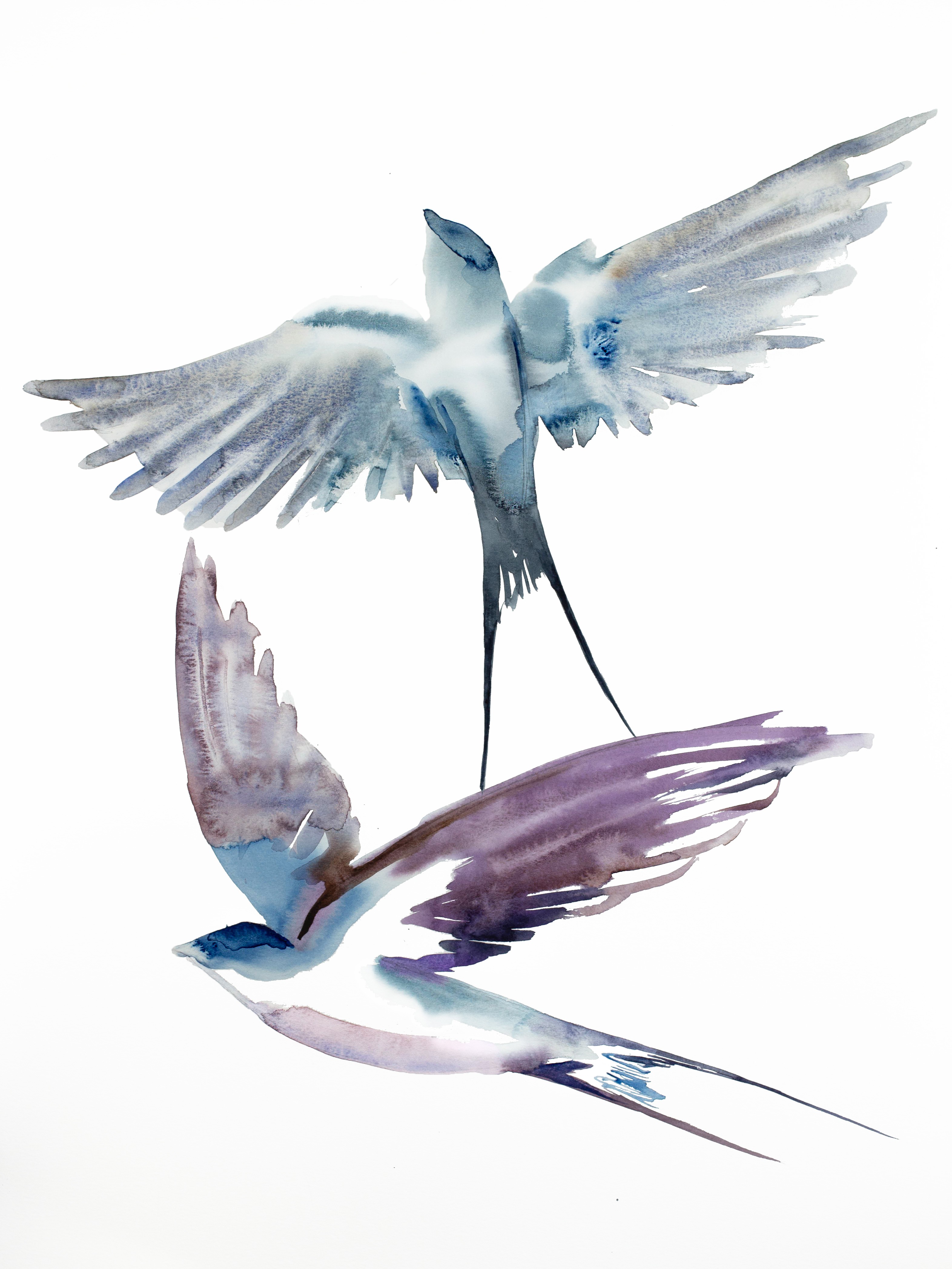 Elizabeth Becker, Swallows in Flight No. 35 Elizabeth Becker, Swallows in Flight No. 35