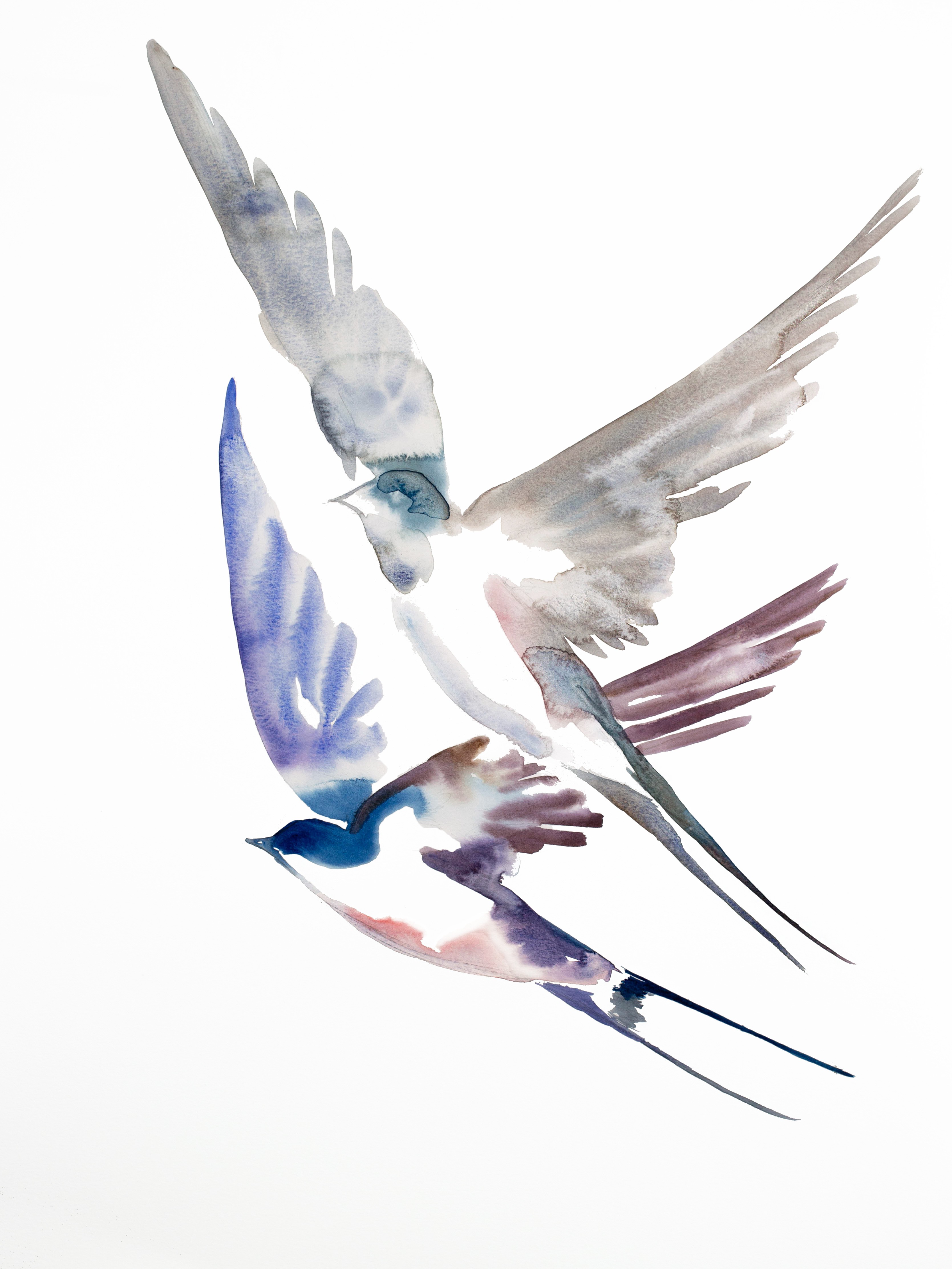 Elizabeth Becker, Swallows in Flight No. 36 Elizabeth Becker, Swallows in Flight No. 36