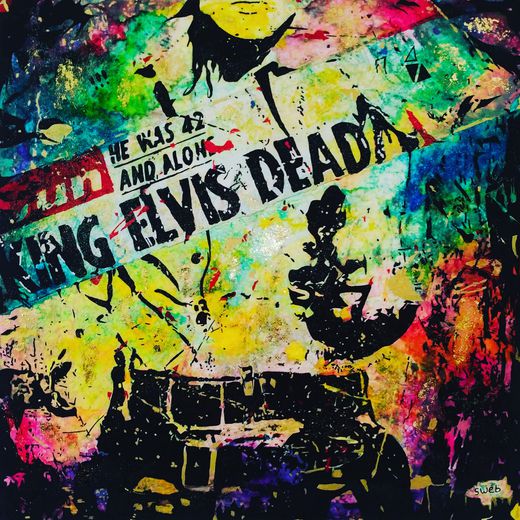 SWeb, Elvis Presley (Warhol), Painting