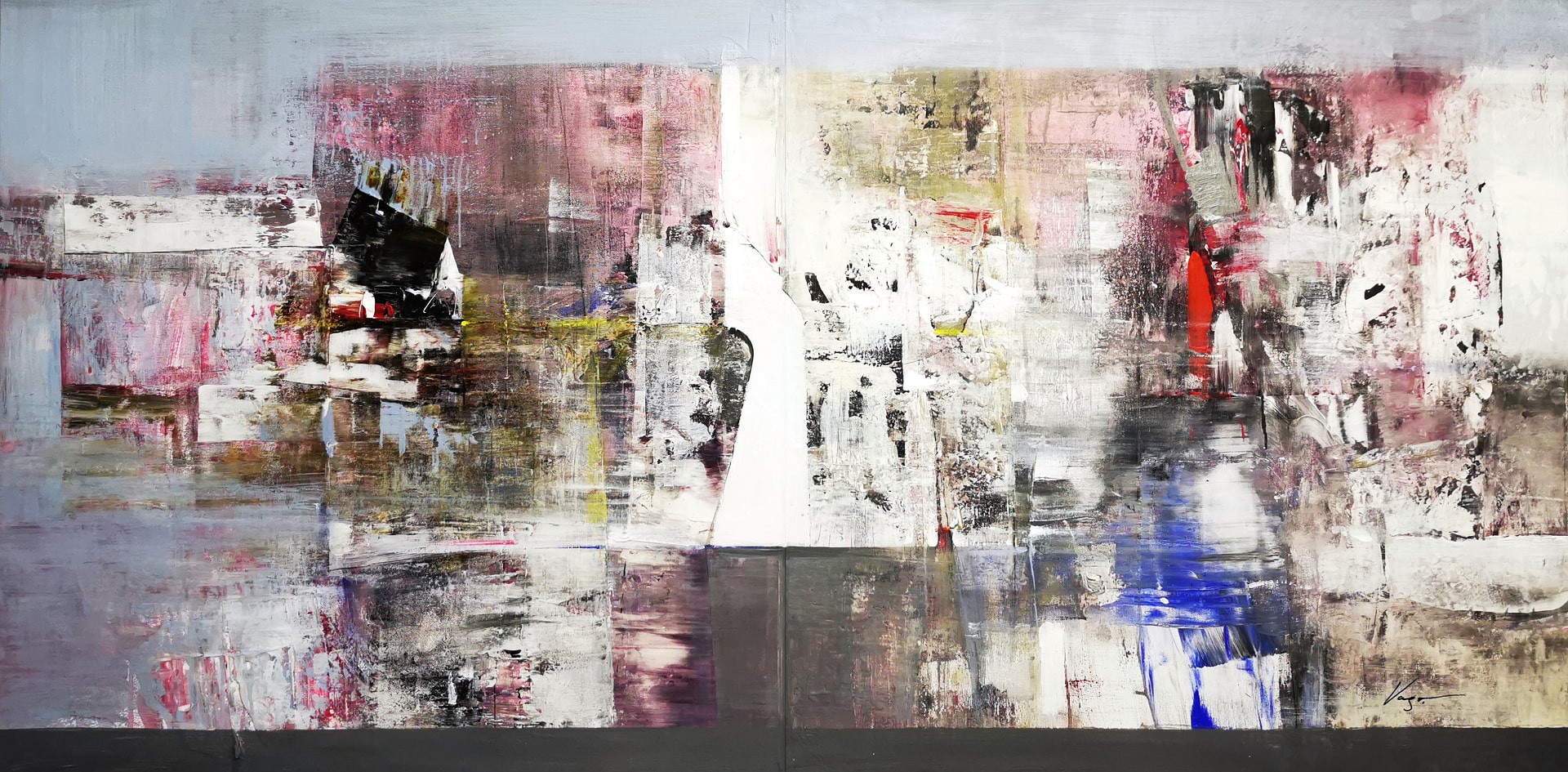 Vasil Vasilev-Vaso, Travel invitation - diptych Vasil Vasilev-Vaso, Travel invitation - diptych