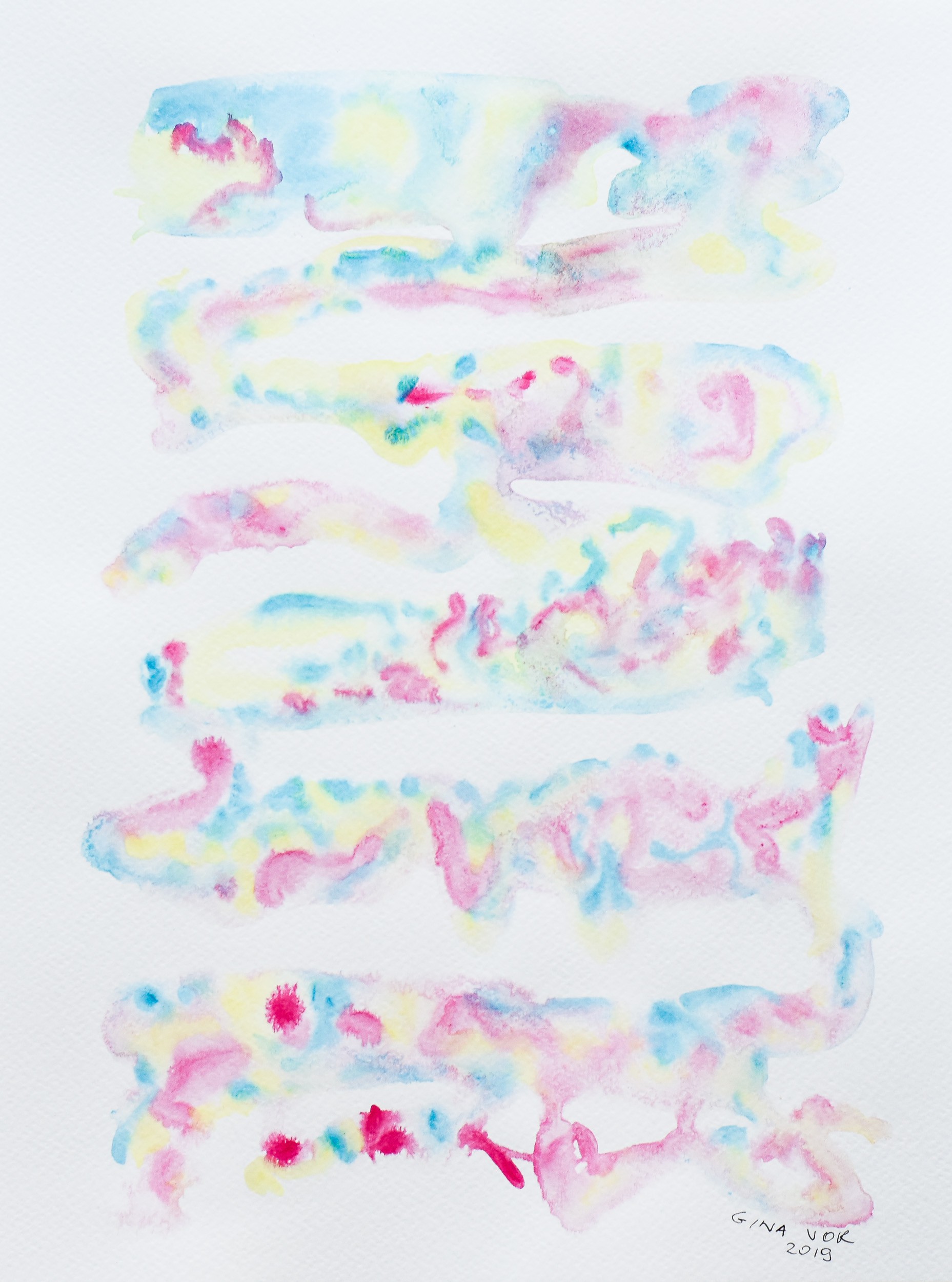 Gina Vor, Biology 9 | Aquarelle Abstraite Gina Vor, Biology 9 | Aquarelle Abstraite