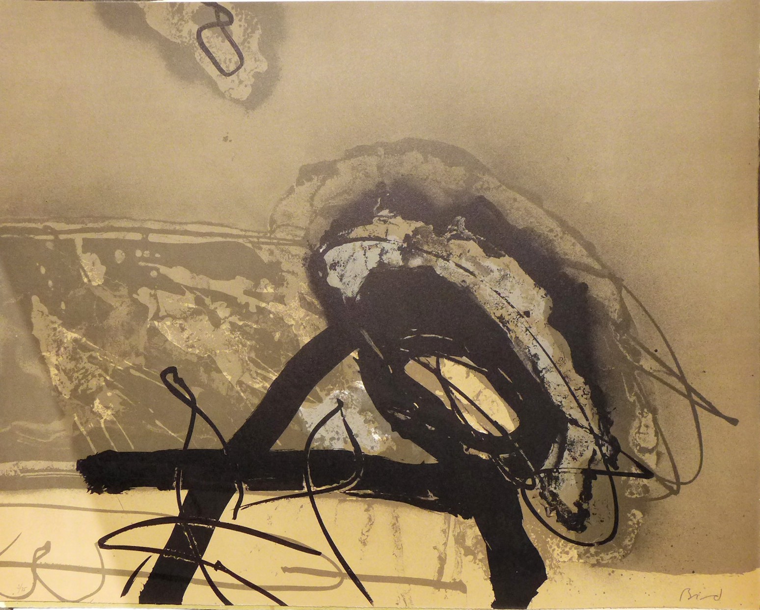 Jim Bird, Hommage à Tàpies 9 Jim Bird, Hommage à Tàpies 9