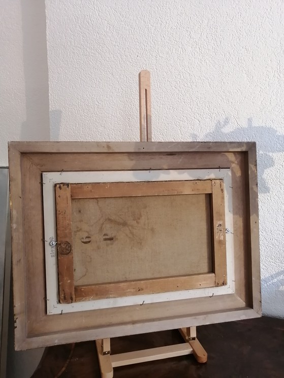 Emile Patru, Collonges Bellerive, Genève, Peinture sur toile