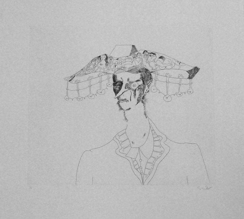 George Condo, More sketches of Spain-For Miles Davis 4 George Condo, More sketches of Spain-For Miles Davis 4
