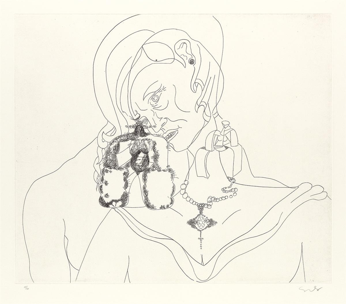 George Condo, More sketches of Spain-For Miles Davis 3 George Condo, More sketches of Spain-For Miles Davis 3
