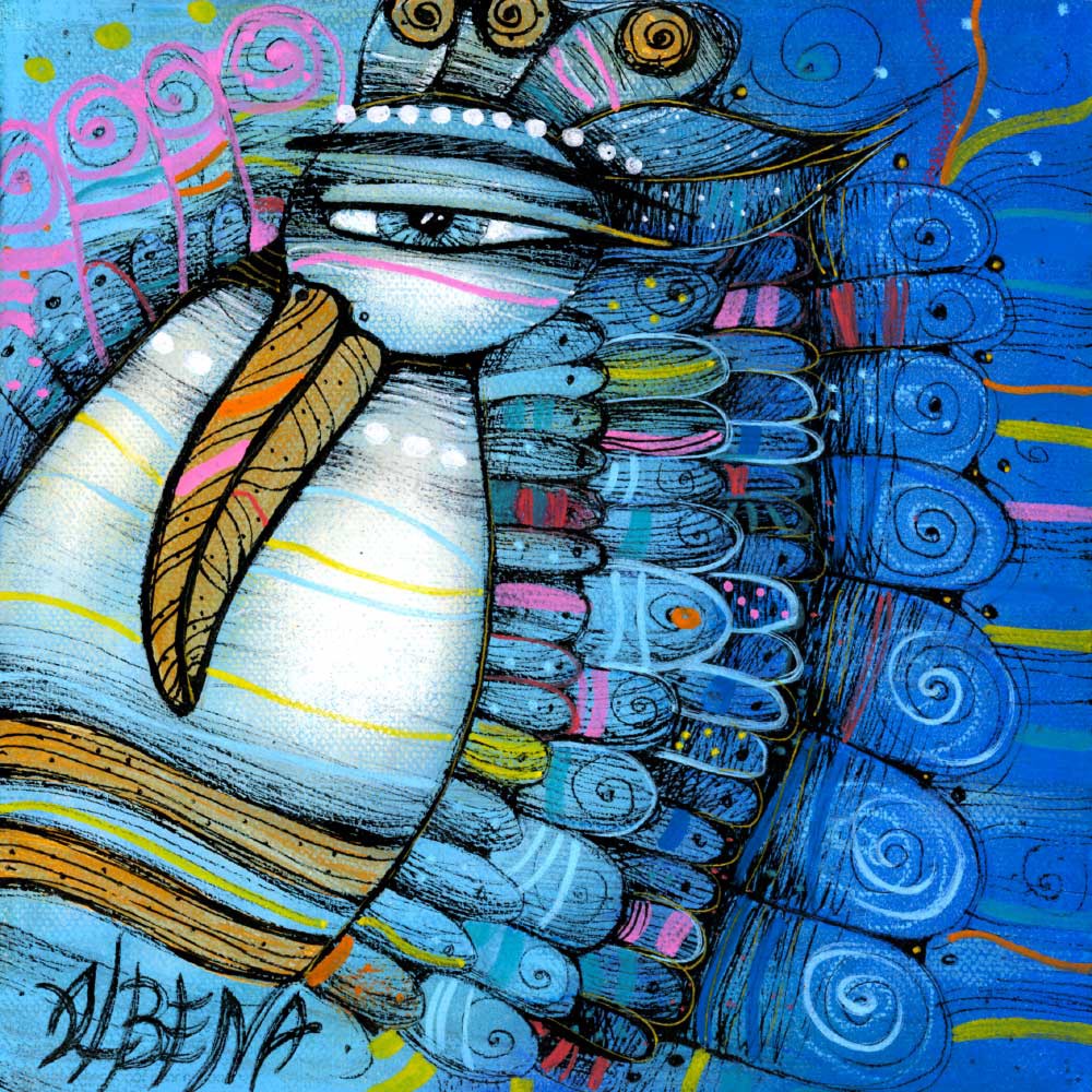 Albena Vatcheva, Blue bird Albena Vatcheva, Blue bird