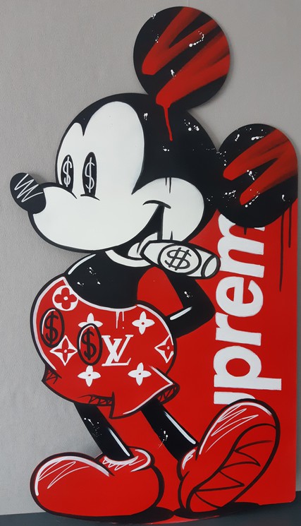 Mickey Supreme 2 By Dn 2020 Painting Artsper 779112