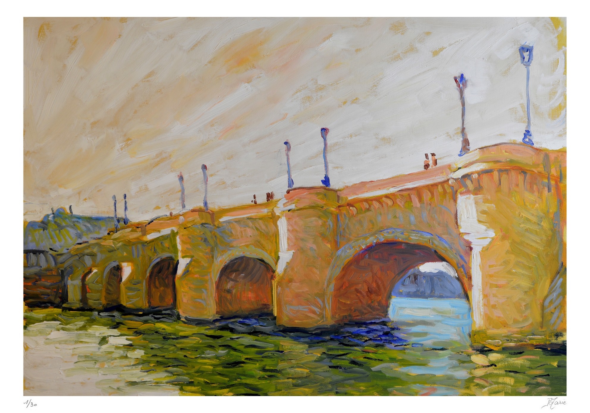 Patrick Marie, Le Pont Neuf - le soir 4 Patrick Marie, Le Pont Neuf - le soir 4