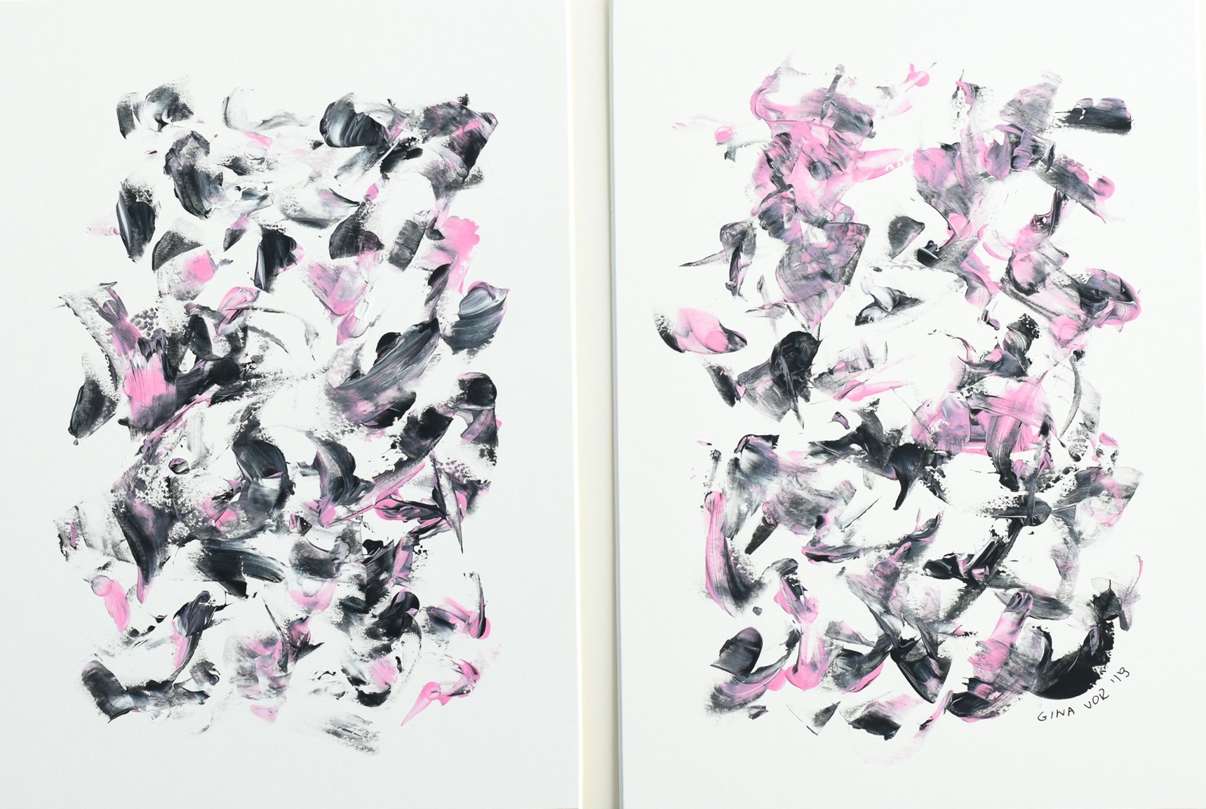 Gina Vor, Pink and Black | Rose et Noir Gina Vor, Pink and Black | Rose et Noir