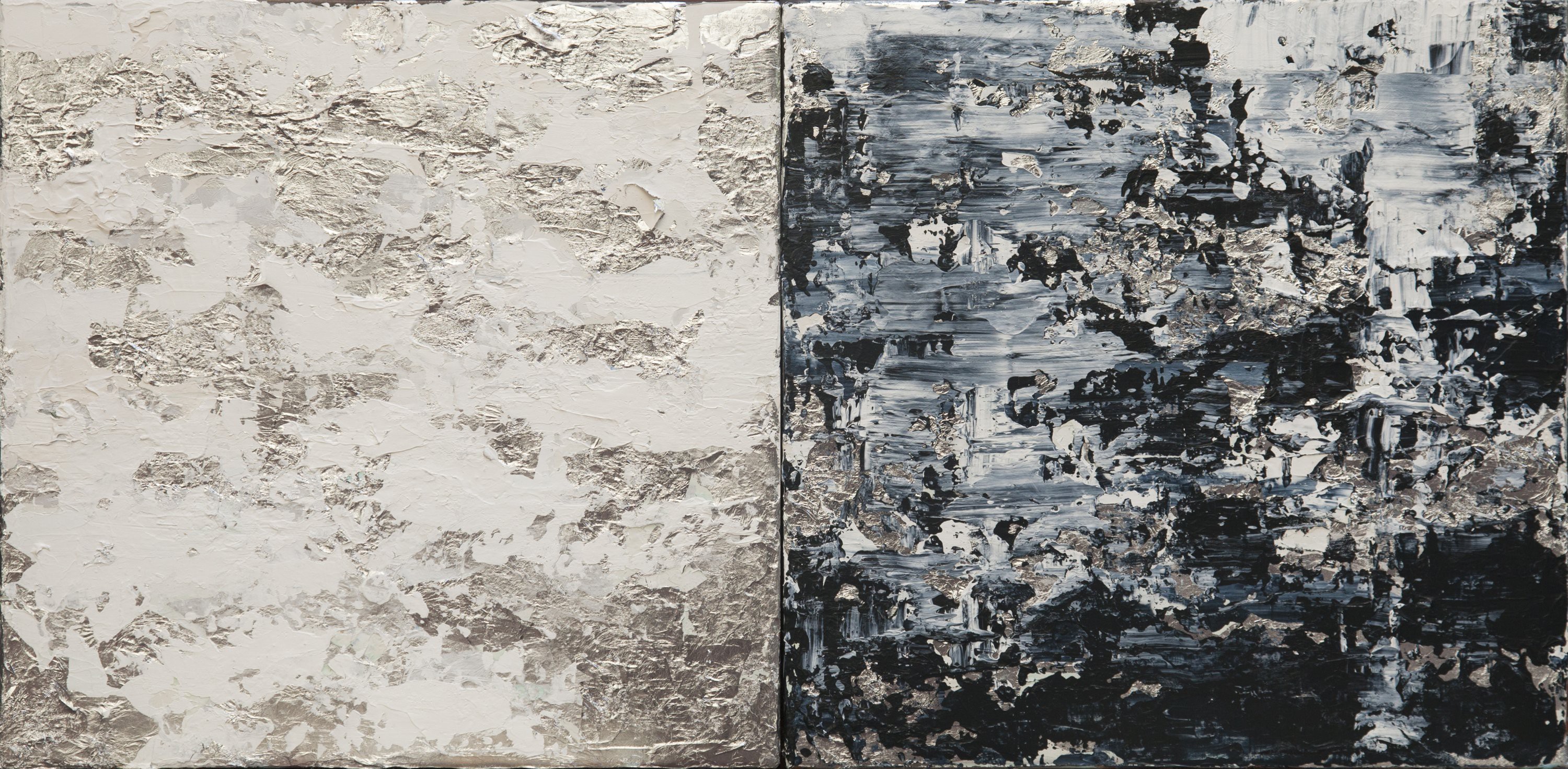 Chelsea Davine, Horizon in Silver Steel (Diptych) Chelsea Davine, Horizon in Silver Steel (Diptych)