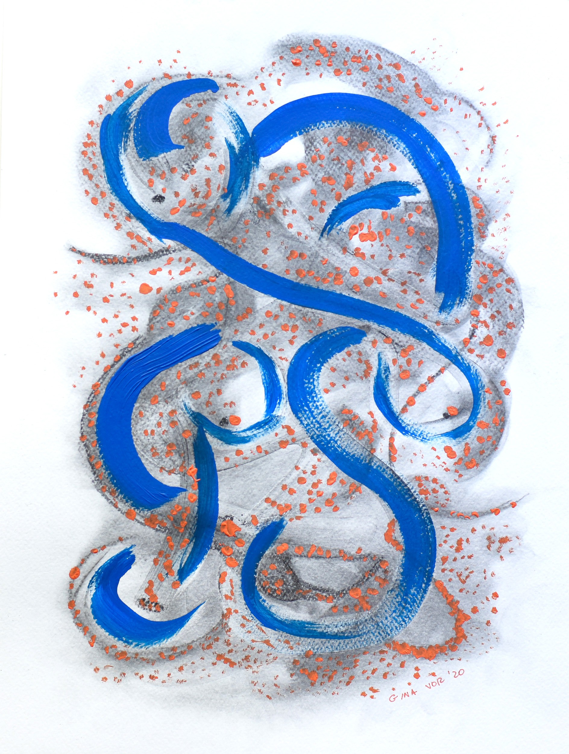 Gina Vor, Abstract 5 | Abstraite 5 Gina Vor, Abstract 5 | Abstraite 5