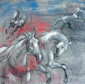 Gemälde, Le Manège, Pascal Dabere