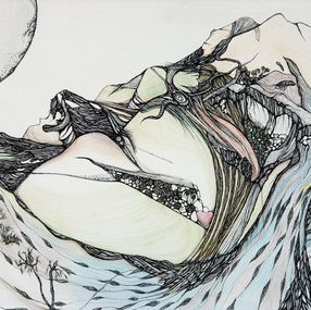 Fine Art Drawings, Montaña de Ístan, Valérie Abadie