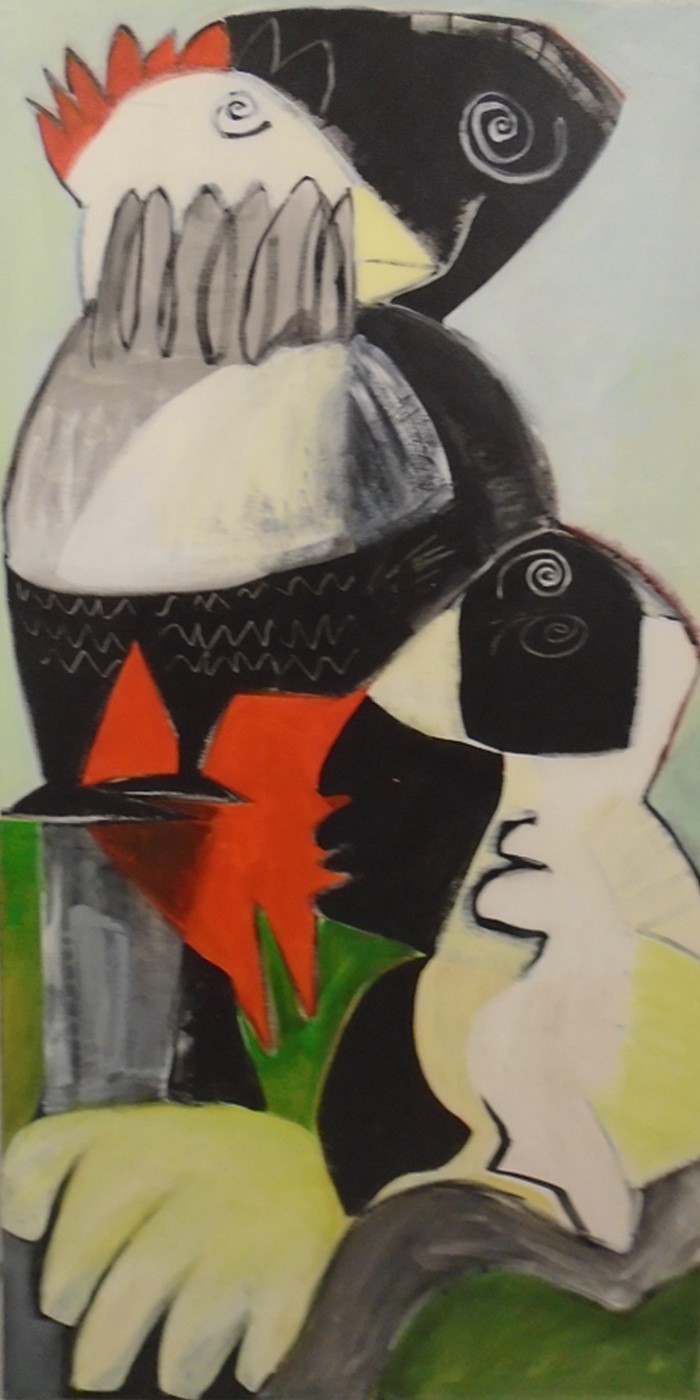 Sabine Louriac, Polyptique-oiseau 4 Sabine Louriac, Polyptique-oiseau 4